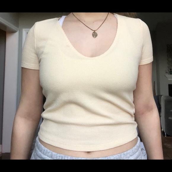 Yellow forever 21 tee - Picture 2 of 2